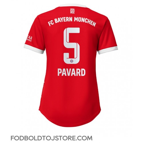 Bayern Munich Benjamin Pavard #5 Hjemmebanetrøje Dame 2022-23 Kortærmet